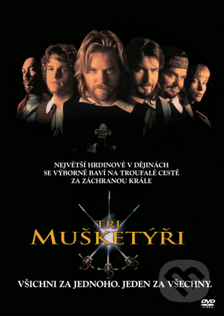 Film: Tři mušketýři (Donovan Cook, Paul W.S. Anderson a Stephen Herek) (DVD). Magicbox, 2023 Film: Tři mušketýři (Donovan Cook, Paul W.S. Anderson a Stephen Herek) (DVD). Magicbox, 2023