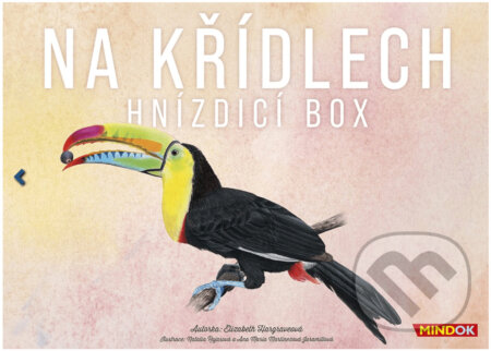 Spoločenská hra: Na křídlech - Hnízdicí box (Elizabeth Hargraveová). Mindok, 2023 Spoločenská hra: Na křídlech - Hnízdicí box (Elizabeth Hargraveová). Mindok, 2023