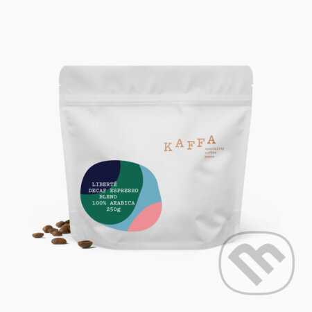 KAFFA LIBERTÉ DECAF ESPRESSO BLEND 100% bezkofeínová  250g, KAFFA, 2023