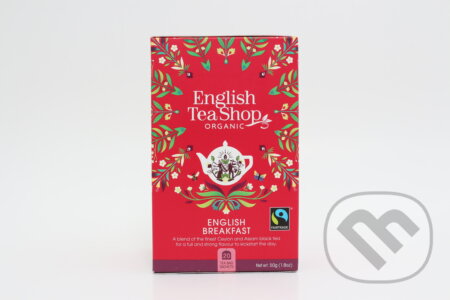 Kávy a čaje: English breakfast 20 x 2,5 g (English Tea Shop). English Tea Shop, 2023 Kávy a čaje: English breakfast 20 x 2,5 g (English Tea Shop). English Tea Shop, 2023