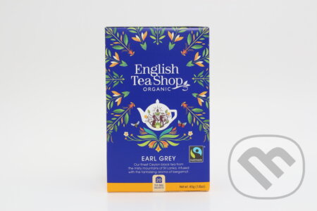 Kávy a čaje: Earl grey 20 x 2,25 g (English Tea Shop). English Tea Shop, 2023 Kávy a čaje: Earl grey 20 x 2,25 g (English Tea Shop). English Tea Shop, 2023