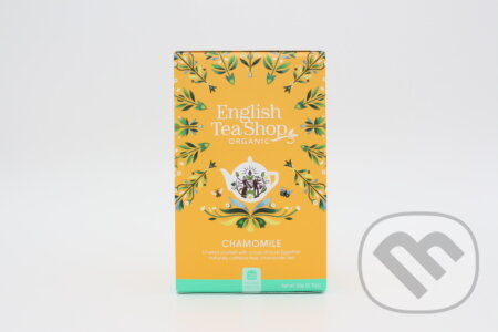 Kávy a čaje: Kamilka 20 x 1 g (English Tea Shop). English Tea Shop, 2023 Kávy a čaje: Kamilka 20 x 1 g (English Tea Shop). English Tea Shop, 2023