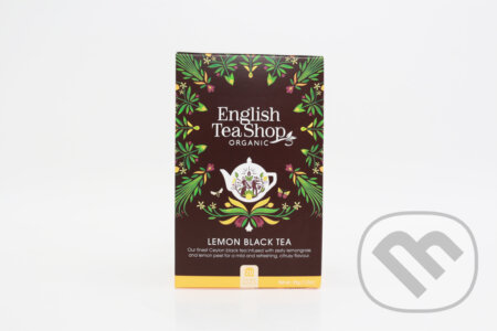 Kávy a čaje: Čierny čaj s citrónom 20 x 1,75 g (English Tea Shop). English Tea Shop, 2023 Kávy a čaje: Čierny čaj s citrónom 20 x 1,75 g (English Tea Shop). English Tea Shop, 2023