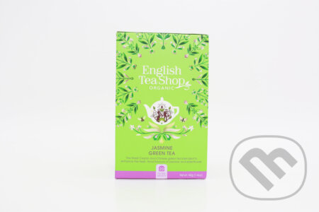 Kávy a čaje: Zelený čaj s jazmínom 20 x 2 g (English Tea Shop). English Tea Shop, 2023 Kávy a čaje: Zelený čaj s jazmínom 20 x 2 g (English Tea Shop). English Tea Shop, 2023