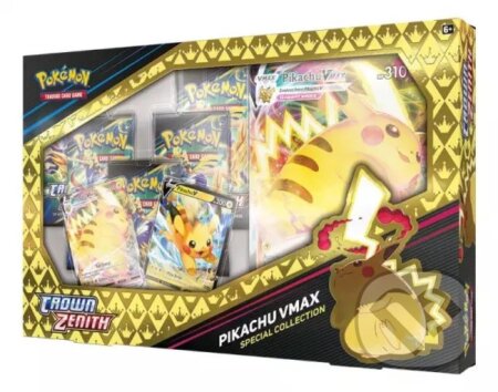 Spoločenská hra: Pokémon TCG: SWSH12.5 Crown Zenith - Pikachu VMAX (Pokemon). Pokemon, 2023 Spoločenská hra: Pokémon TCG: SWSH12.5 Crown Zenith - Pikachu VMAX (Pokemon). Pokemon, 2023