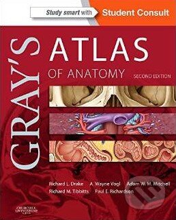 Kniha: Gray's Atlas of Anatomy (A. Wayne Vogl, Richard Drake a kolektiv). Saunders, 2014 Kniha: Gray's Atlas of Anatomy (A. Wayne Vogl, Richard Drake a kolektiv). Saunders, 2014