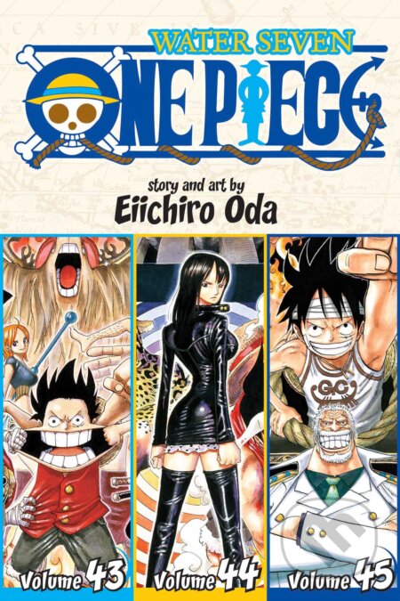 Kniha: One Piece Volumes 43, 44 & 45 (Eiichiro Oda). Viz Media, 2016 Kniha: One Piece Volumes 43, 44 & 45 (Eiichiro Oda). Viz Media, 2016