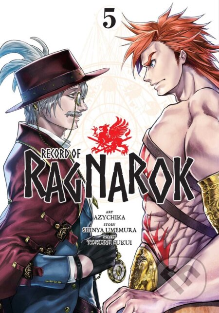Kniha: Record of Ragnarok 5 (Shinya Umemura a Takumi Fukui). Viz Media, 2023 Kniha: Record of Ragnarok 5 (Shinya Umemura a Takumi Fukui). Viz Media, 2023