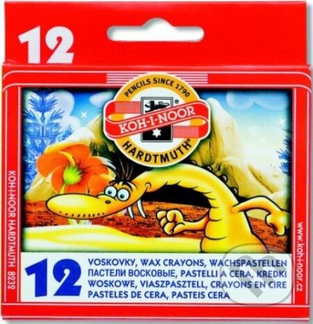 Koh-i-noor voskovky WAX CRAYON (KOH-I-NOOR HARDTMUTH). KOH-I-NOOR HARDTMUTH Koh-i-noor voskovky WAX CRAYON (KOH-I-NOOR HARDTMUTH). KOH-I-NOOR HARDTMUTH