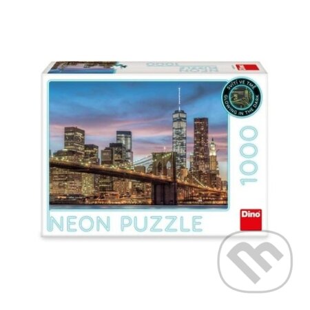 Puzzle 1000 New York neon, Dino, 2023