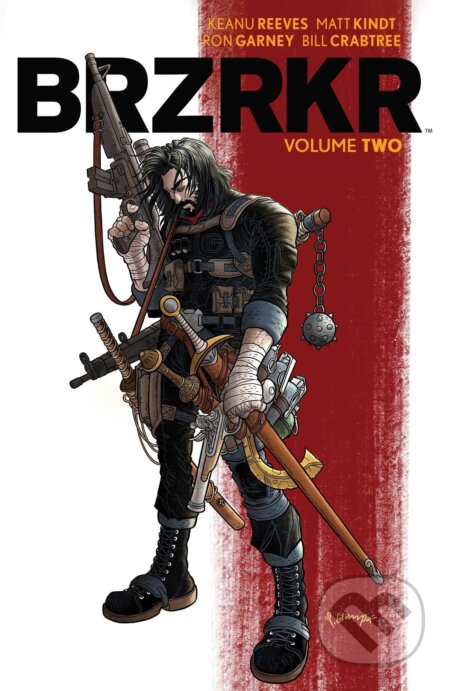 Kniha: Brzrkr 2 (Keanu Reeves a Matt Kindt). Boom! Studios, 2022 Kniha: Brzrkr 2 (Keanu Reeves a Matt Kindt). Boom! Studios, 2022