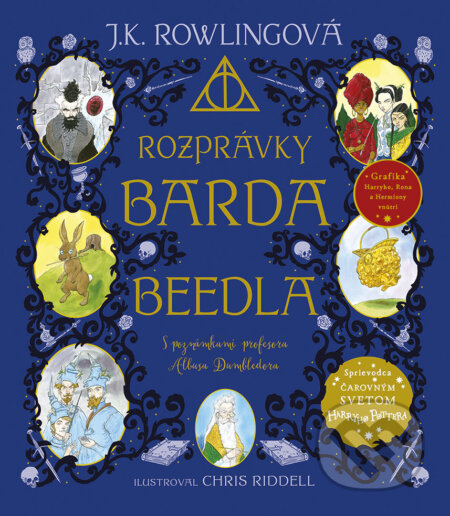 Kniha: Rozprávky barda Beedla (J.K. Rowling). Ikar, 2023 Kniha: Rozprávky barda Beedla (J.K. Rowling). Ikar, 2023