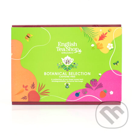 Kávy a čaje: Botanical Tea Selection 24 G (English Tea Shop). English Tea Shop, 2023 Kávy a čaje: Botanical Tea Selection 24 G (English Tea Shop). English Tea Shop, 2023