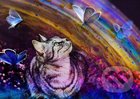 Puzzle: Cat and Butterflies (Grafika). Grafika, 2023 Puzzle: Cat and Butterflies (Grafika). Grafika, 2023