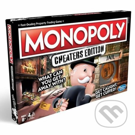 Spoločenská hra: Monopoly Cheaters - CZ (Hasbro). Hasbro, 2019 Spoločenská hra: Monopoly Cheaters - CZ (Hasbro). Hasbro, 2019