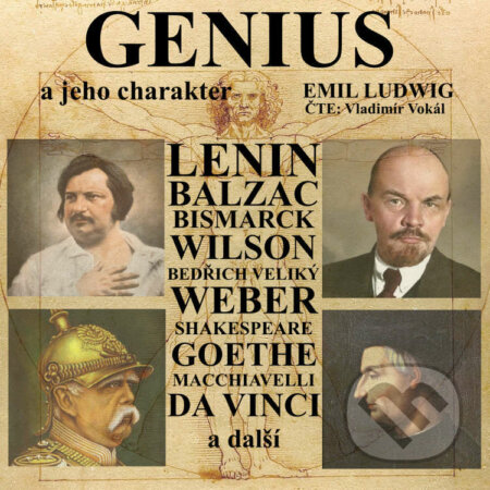 Audiokniha: Genius a jeho charakter (Emil Ludwig). MplusV, 2023 Audiokniha: Genius a jeho charakter (Emil Ludwig). MplusV, 2023