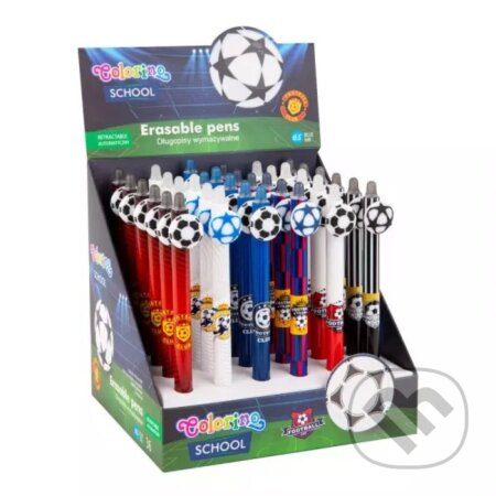 Colorino Gumovatelné pero Fotbal - 6 motivů (Colorino). Colorino, 2023 Colorino Gumovatelné pero Fotbal - 6 motivů (Colorino). Colorino, 2023