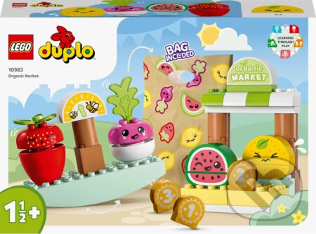 Společenská hra: LEGO® DUPLO® 10983 Bio farmársky trh (LEGO). LEGO, 2023 Společenská hra: LEGO® DUPLO® 10983 Bio farmársky trh (LEGO). LEGO, 2023