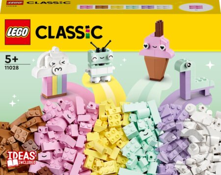 Spoločenská hra: LEGO® Classic 11028 Pastelová kreatívna zábava (LEGO). LEGO, 2023 Spoločenská hra: LEGO® Classic 11028 Pastelová kreatívna zábava (LEGO). LEGO, 2023