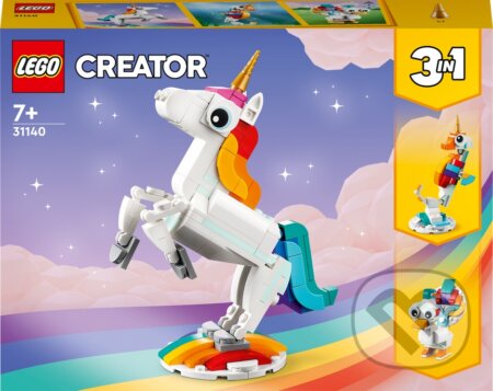 LEGO® Creator 3 v 1 31140 Kúzelný jednorožec, LEGO, 2023