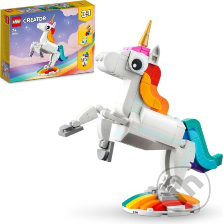 Společenská hra: LEGO® Creator 3 v 1 31140 Kúzelný jednorožec (LEGO). LEGO, 2023 Společenská hra: LEGO® Creator 3 v 1 31140 Kúzelný jednorožec (LEGO). LEGO, 2023