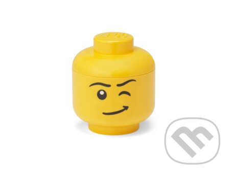 Spoločenská hra: LEGO úložná hlava (mini) - žmurkajúci chlapec (LEGO). LEGO, 2023 Spoločenská hra: LEGO úložná hlava (mini) - žmurkajúci chlapec (LEGO). LEGO, 2023