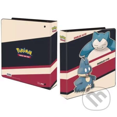 Pokémon: Kroužkové album na stránkové obaly 25 x 31,5 cm - Snorlax and Munchlax, ADC BF