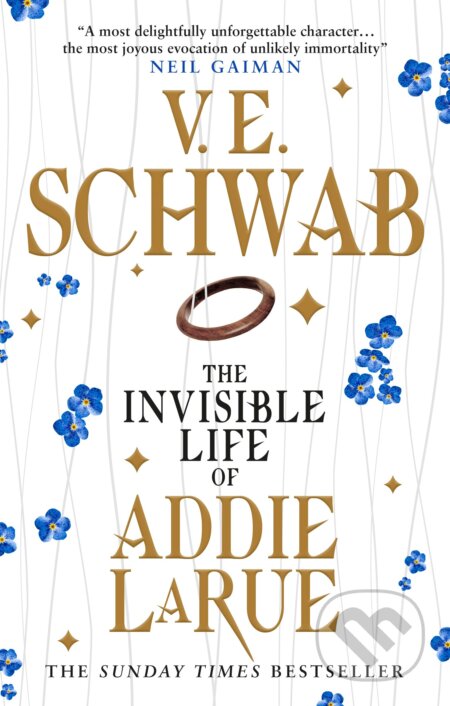 Kniha: The Invisible Life of Addie LaRue (V.E. Schwab). Titan Books, 2023 Kniha: The Invisible Life of Addie LaRue (V.E. Schwab). Titan Books, 2023