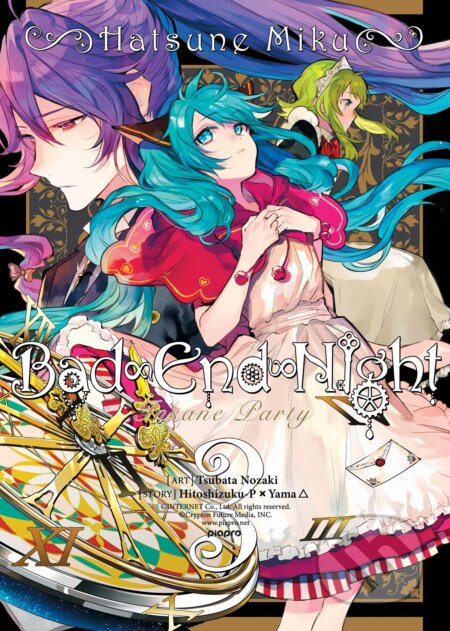 Kniha: Hatsune Miku: Bad End Night 3 (Hitoshizuku-P X Yama). Seven Seas, 2017 Kniha: Hatsune Miku: Bad End Night 3 (Hitoshizuku-P X Yama). Seven Seas, 2017