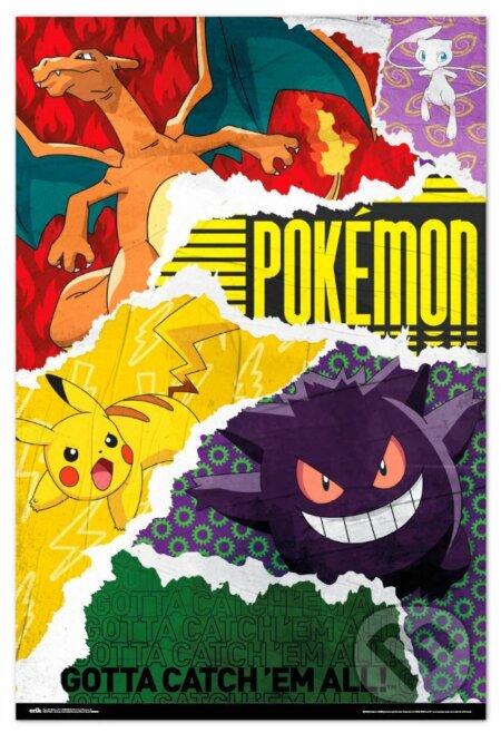 Plagát Pokémon: Gotta Catch Em All, Pokemon, 2022