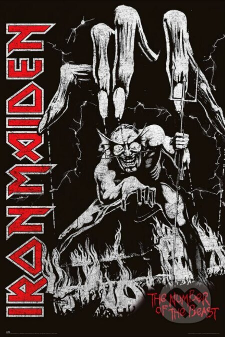Plagát Iron Maiden: Number Of The Beast (Iron Maiden). Iron Maiden, 2023 Plagát Iron Maiden: Number Of The Beast (Iron Maiden). Iron Maiden, 2023
