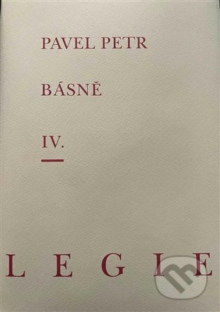 Kniha: Básně / Elegie IV. (Pavel Petr). Větrné mlýny, 2023 Kniha: Básně / Elegie IV. (Pavel Petr). Větrné mlýny, 2023