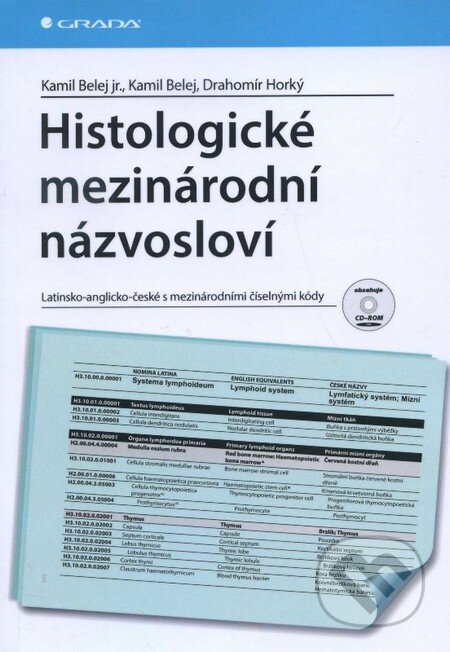 Kniha: Histologické mezinárodní názvosloví (Drahomír Horký, Kamil Belej a Kamil Belej jr). Grada, 2014 Kniha: Histologické mezinárodní názvosloví (Drahomír Horký, Kamil Belej a Kamil Belej jr). Grada, 2014