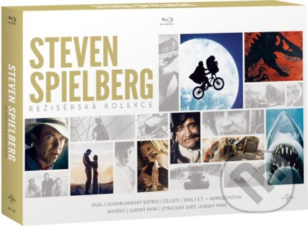 Film: Steven Spielberg Režisérská kolekce (Steven Spielberg) (Blu-ray). Bonton Film, 2014 Film: Steven Spielberg Režisérská kolekce (Steven Spielberg) (Blu-ray). Bonton Film, 2014