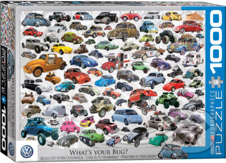 Puzzle: Puzzle Puzzle Jaký je tvůj brouk? 1000 dílků (EuroGraphics). EuroGraphics Puzzle: Puzzle Puzzle Jaký je tvůj brouk? 1000 dílků (EuroGraphics). EuroGraphics