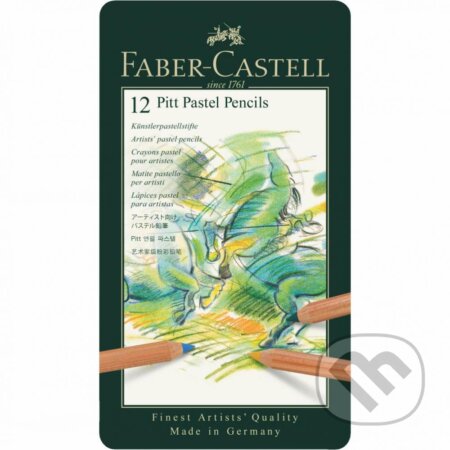 Pastel v ceruzke Pitt 12 ks, Faber-Castell