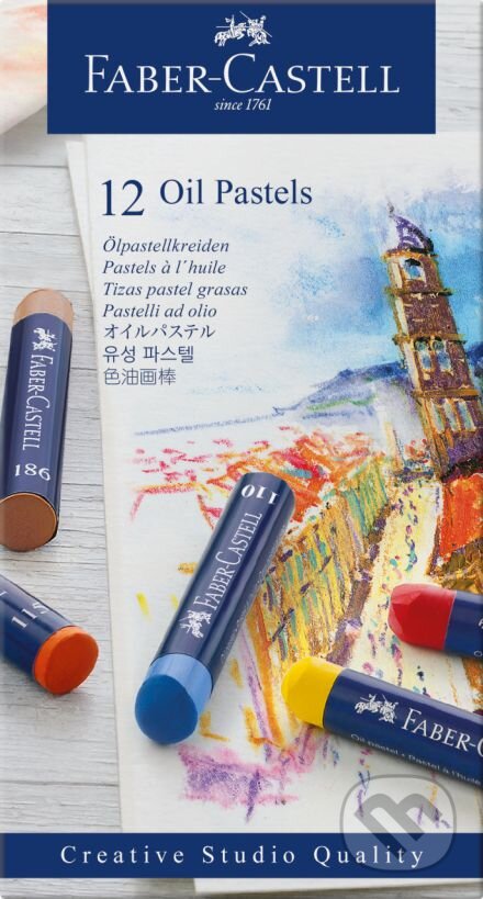 Olejový pastel Creative Studio set 12 kusov (Faber-Castell). Faber-Castell Olejový pastel Creative Studio set 12 kusov (Faber-Castell). Faber-Castell