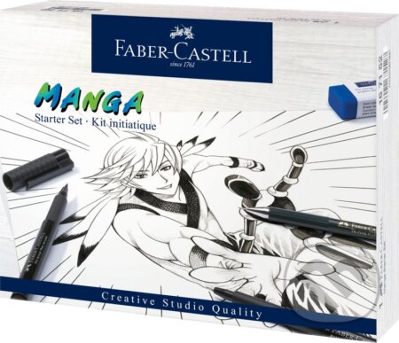 PITT umelecké fixky Manga Starter Set, Faber-Castell