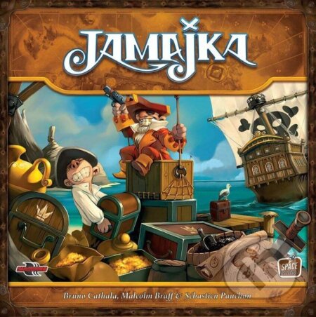 Spoločenská hra: Jamajka (Malcolm Braff, Bruno Cathala a Sébastien Pauchon). Blackfire, 2023 Spoločenská hra: Jamajka (Malcolm Braff, Bruno Cathala a Sébastien Pauchon). Blackfire, 2023