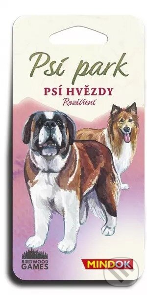 Společenská hra: Psí park: Psí hvězdy / Rozšíření (Lottie Hazell a Jack Hazell). Mindok, 2023 Společenská hra: Psí park: Psí hvězdy / Rozšíření (Lottie Hazell a Jack Hazell). Mindok, 2023