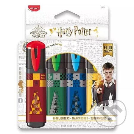 Maped Harry Potter - Zvýrazňovač sada 4 ks (Maped). Maped, 2023 Maped Harry Potter - Zvýrazňovač sada 4 ks (Maped). Maped, 2023