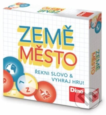 Spoločenská hra: Země město (Dino). Dino, 2023 Spoločenská hra: Země město (Dino). Dino, 2023