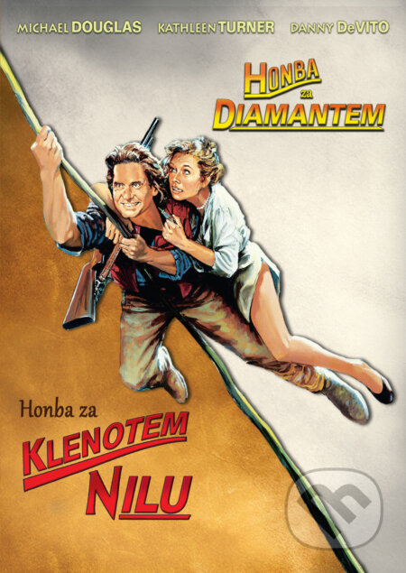 Film: Honba za diamantem + Honba za klenotem Nilu kolekce (Magicbox) (DVD). Magicbox, 2023 Film: Honba za diamantem + Honba za klenotem Nilu kolekce (Magicbox) (DVD). Magicbox, 2023
