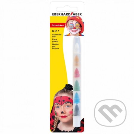 Farby na tvár, 6 kusov (Faber-Castell). Faber-Castell Farby na tvár, 6 kusov (Faber-Castell). Faber-Castell