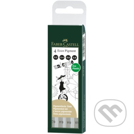 Ecco pigment set, 4 kusy (Faber-Castell). Faber-Castell, 2020 Ecco pigment set, 4 kusy (Faber-Castell). Faber-Castell, 2020