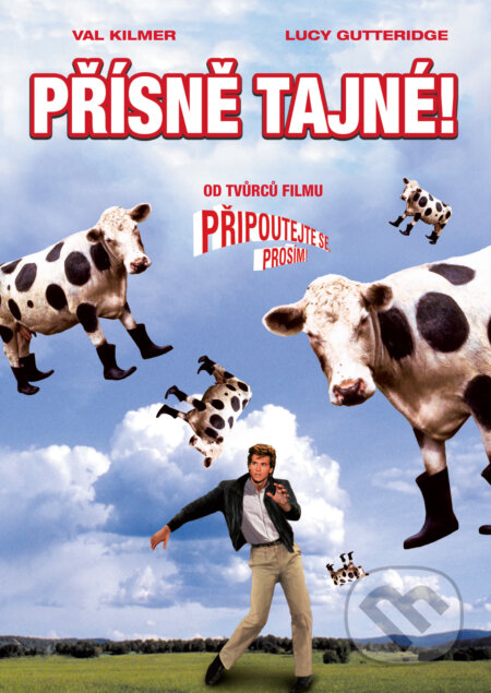 Film: Přísně tajné! (David Zucker, Jerry Zucker a Jim Abrahams) (DVD). Magicbox, 2023 Film: Přísně tajné! (David Zucker, Jerry Zucker a Jim Abrahams) (DVD). Magicbox, 2023