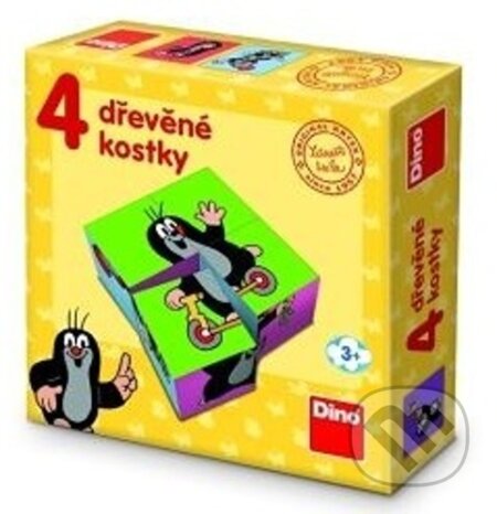 Spoločenská hra: Dřevěné kostky Krtek (Dino). Dino, 2023 Spoločenská hra: Dřevěné kostky Krtek (Dino). Dino, 2023