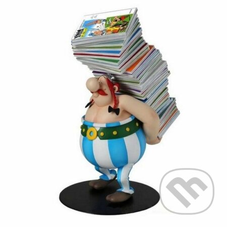 Asterix a Obelix figúrka - Obelix s komiksmi, , 2023