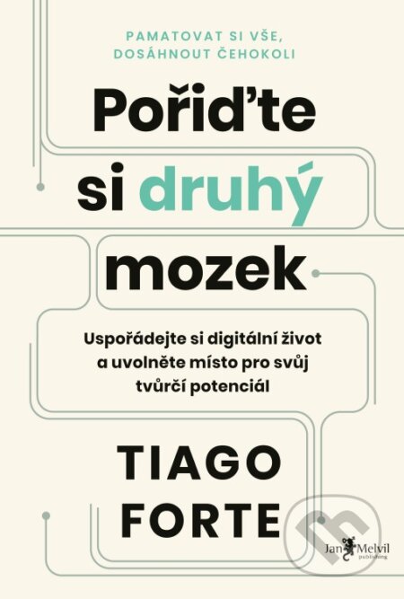 Kniha: Pořiďte si druhý mozek (Tiago Forte). Jan Melvil publishing, 2023 Kniha: Pořiďte si druhý mozek (Tiago Forte). Jan Melvil publishing, 2023