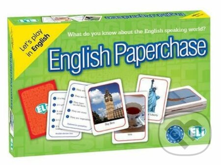 Společenská hra: Let´s Play in English: English Paperchase (Eli). Eli, 2014 Společenská hra: Let´s Play in English: English Paperchase (Eli). Eli, 2014